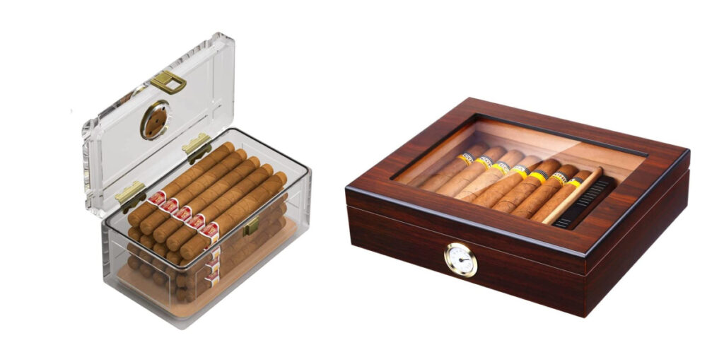 Cedar vs Acrylic Cigar Humidor
